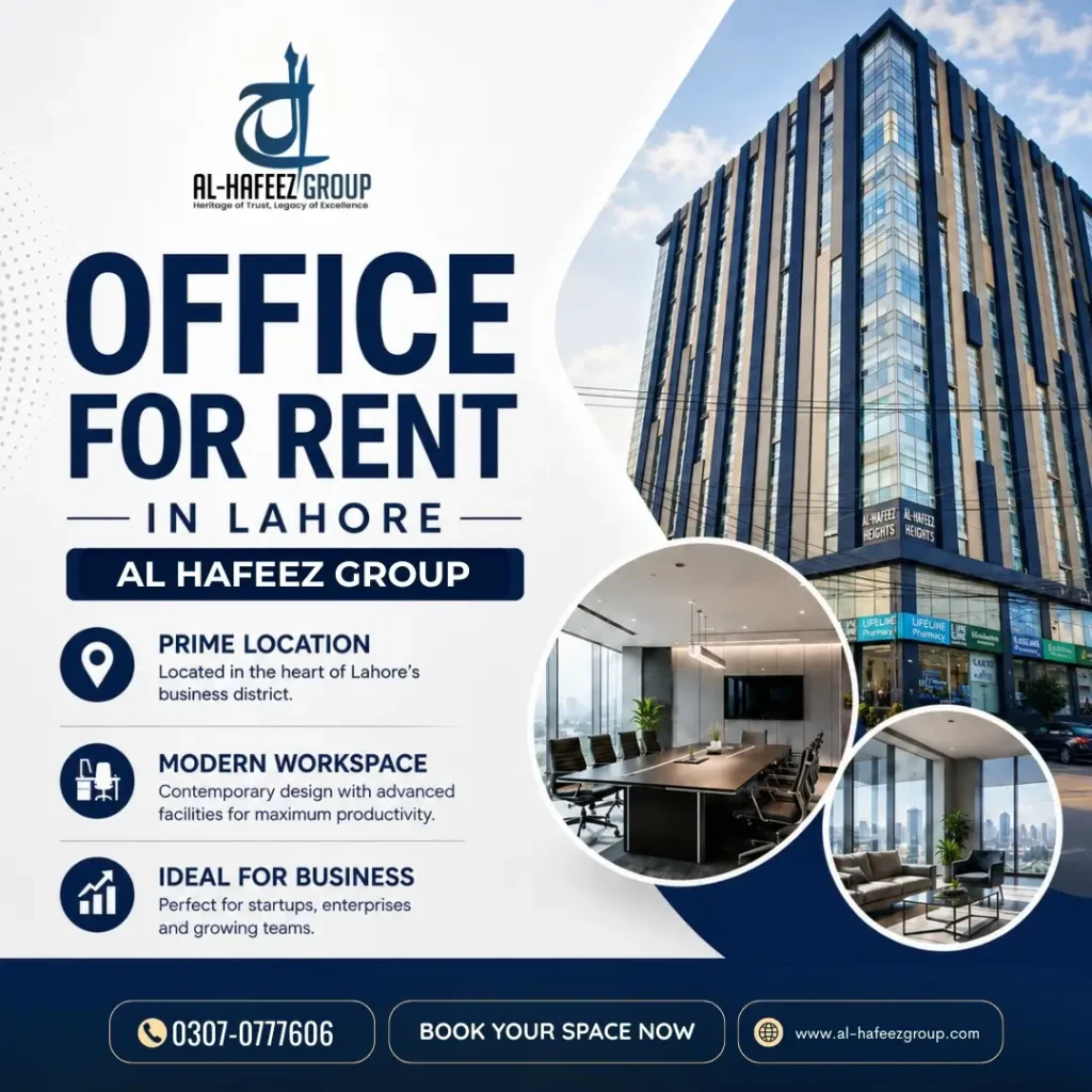 Best Corporate Office Spaces in the Heart of Gulberg Lahore